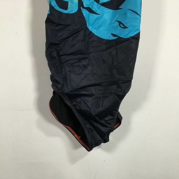 Turbo 55566122 Custom One Piece Swimsuit, Girl's Youth Size 8Y/04 Wide - Navy - Picture 6 of 8